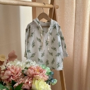 Bluza cu gluga din muselină pentru copii, Crengute – bumbac 100% (1)